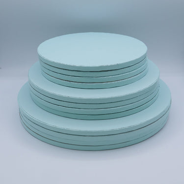 Base Alta Redonda Ø35cm- Azul Claro